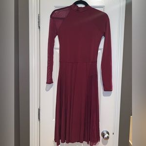 Weissman Showtime “On the Nature of Daylight” in black cherry dance costume